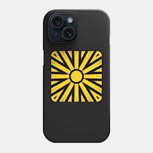 HIGHLY Visible Yellow and Black Line Kaleidoscope pattern (Seamless) 31 Phone Case