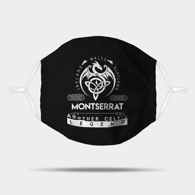 Montserrat Name T Shirt - Another Celtic Legend Montserrat Dragon Gift Item