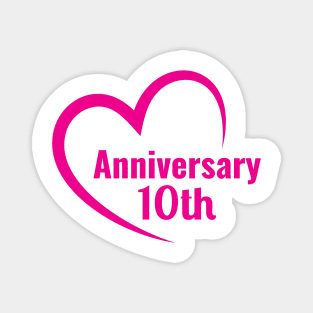 10th anniversary Magnet