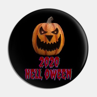 Pumpkin HellOween Pin