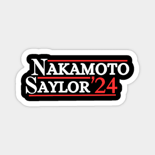 Nakamoto Saylor 24 Magnet