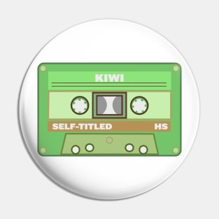 Kiwi Cassette Tape Pin