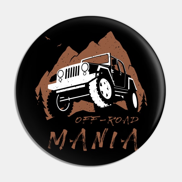 Off-Road Mania Pin by Malchev