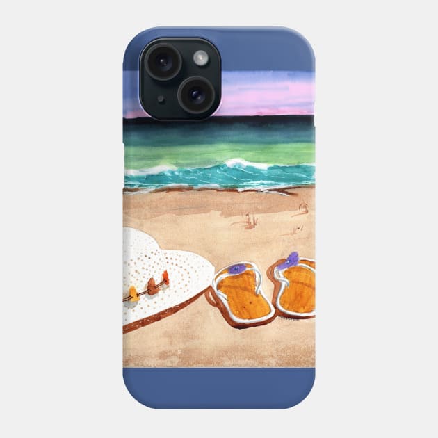 Barefoot On The Beach Phone Case by MMcBuck