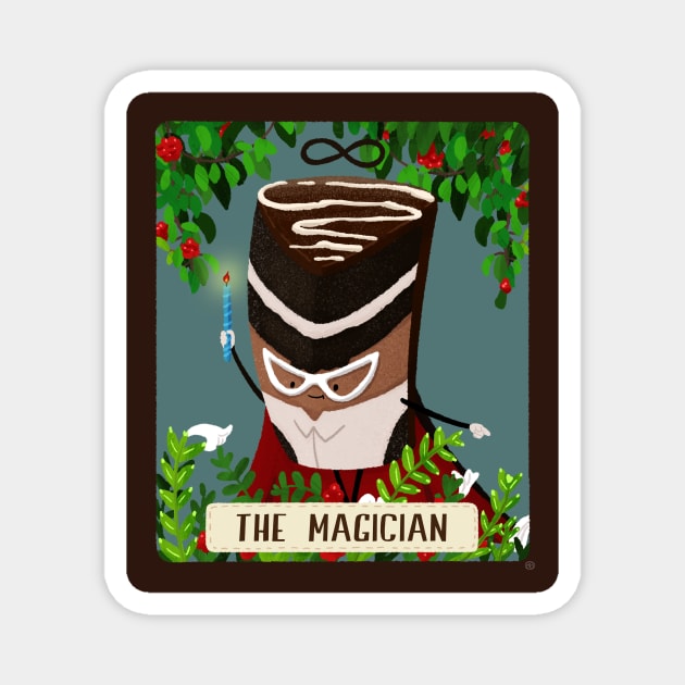 Dessert Tarot card-The Magician Magnet by BBvineart