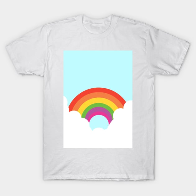 Soft Rainbow Premium Heavyweight Short Sleeve Hoodie