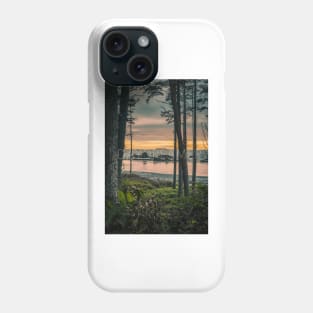 Daydreamer; Pacific Northwest Beach at Sunset Phone Case