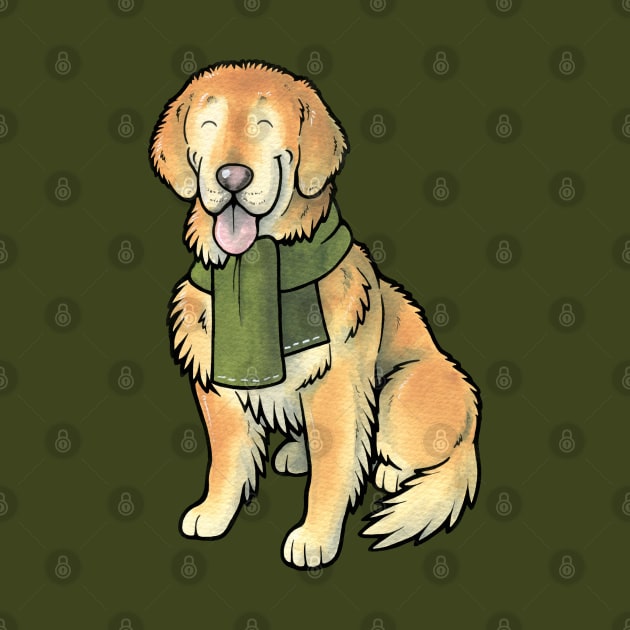 Golden Retriever (senior) by animalartbyjess