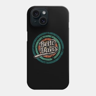 Bette Davis // Retro Circle Crack Vintage Phone Case