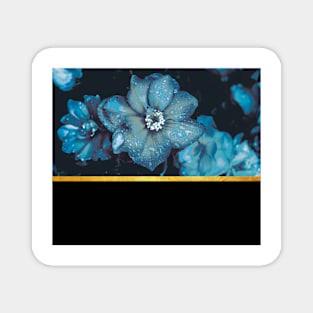 Blue flowers 2 Magnet