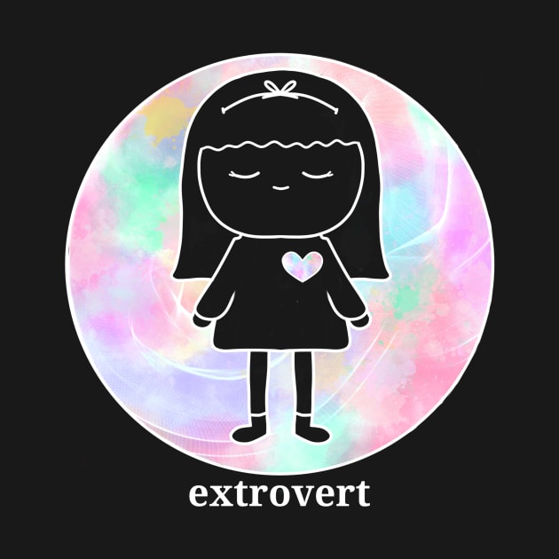 Extrovert Girl by moonlitdoodl