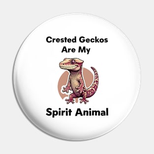 Crested Geckos Spirit Animal Pin