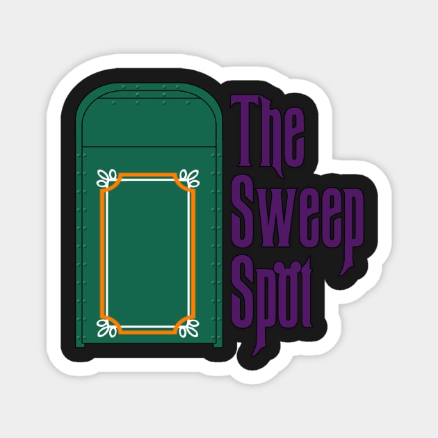 The Sweep Spot Haunted Mansion Trash Can Magnet by thesweepspot