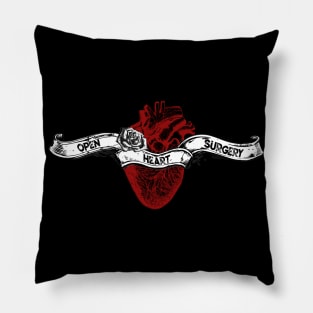 Open heart surgery Gift Pillow