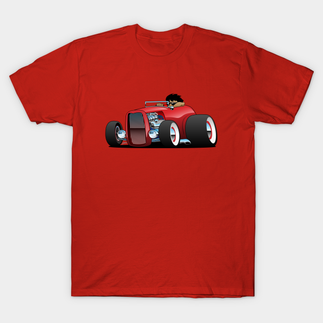 Discover Highboy hot rod red roadster - Hot Rod - T-Shirt