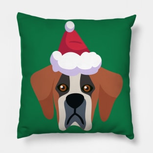 Funny Saint Bernard Dog Christmas 2020 Dog Lover Christmas Pillow