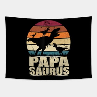 Papasaurus Rex Dinosaur Riple Dino Daddy Papa Saurus Tapestry