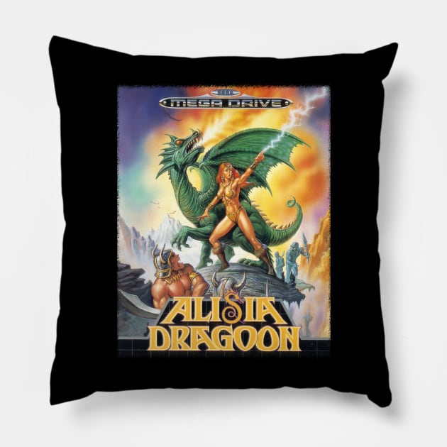 Alisia Dragoon Pillow by thepixelcloud