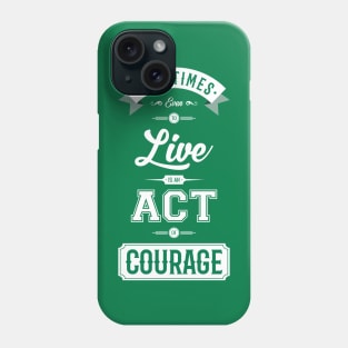 Lab No. 4 Sometimes Even Seneca Inspirational Quote Phone Case