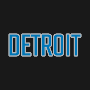 Detroit Lions Colors BACK PRINT T-Shirt