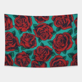 Beautiful Vintage Roses Tapestry