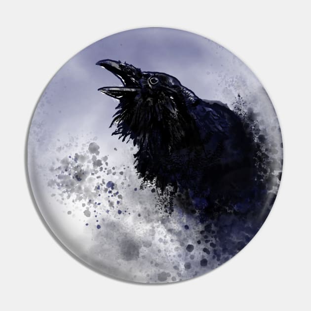 The Raven Pin by i4ni Studio