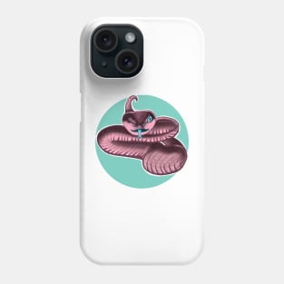 Sassy Snake (teal) Phone Case