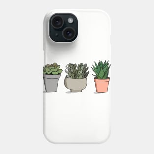 Potted Succulents Phone Case