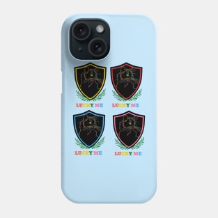 Lucky Cat Family Shield Phone Case