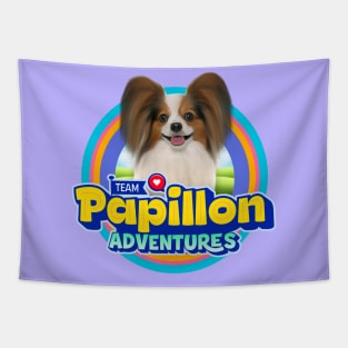 Papillon dog Tapestry