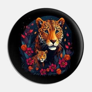 Leopard Mothers Day Pin