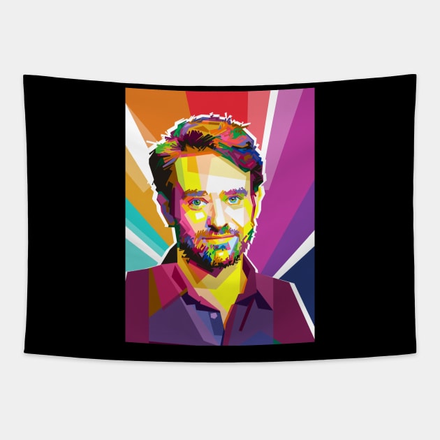 CHARLIE COX Tapestry by Vector Baturaja