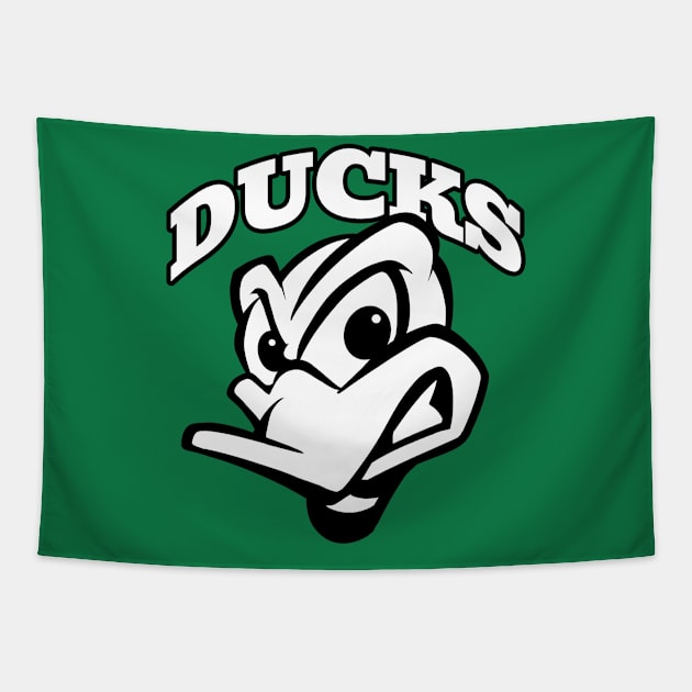 Ducks Mascot Tapestry by Generic Mascots