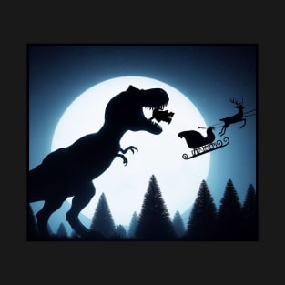 Dino vs. Santa T-Shirt