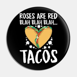 Funny Tacos ST patrick's Day Pin