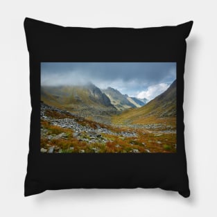 Mountains and clouds landscape Pillow