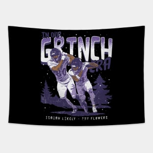 Zay Flowers Baltimore In Our Grinch Era Tapestry