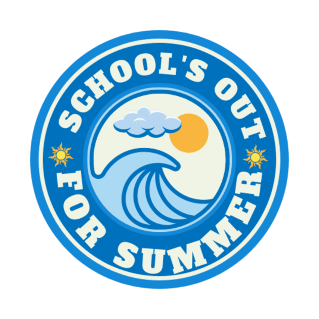 School's out for summer by logo desang