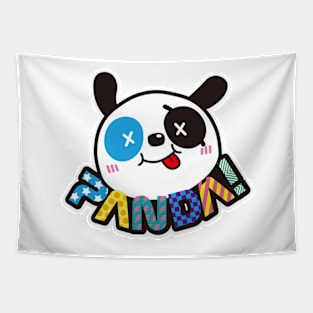 Fun Panda Party Tapestry