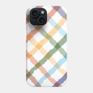 Rainbow Check Phone Case