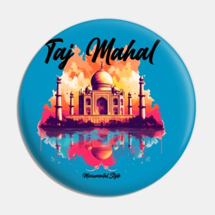 Taj Mahal by Monumental.Style Pin