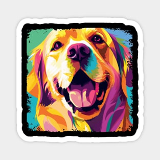 Golden Retriever Pop Art - Dog Lover Gifts Magnet