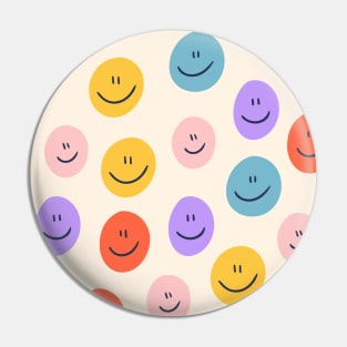 Smileys faces Pin