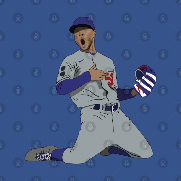 Mookie Betts Game Winning Catch Los Angeles Baseball by Hevding