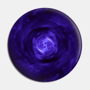 Purple Wormhole in Space Pin