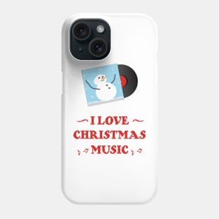 Xmas Music Vinyl | Gift Ideas | Snowman Christmas Phone Case