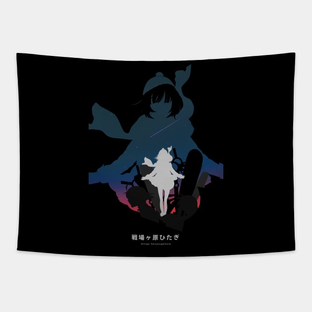 Hitagi Senjougahara Star Falls Down Tapestry by ijunk