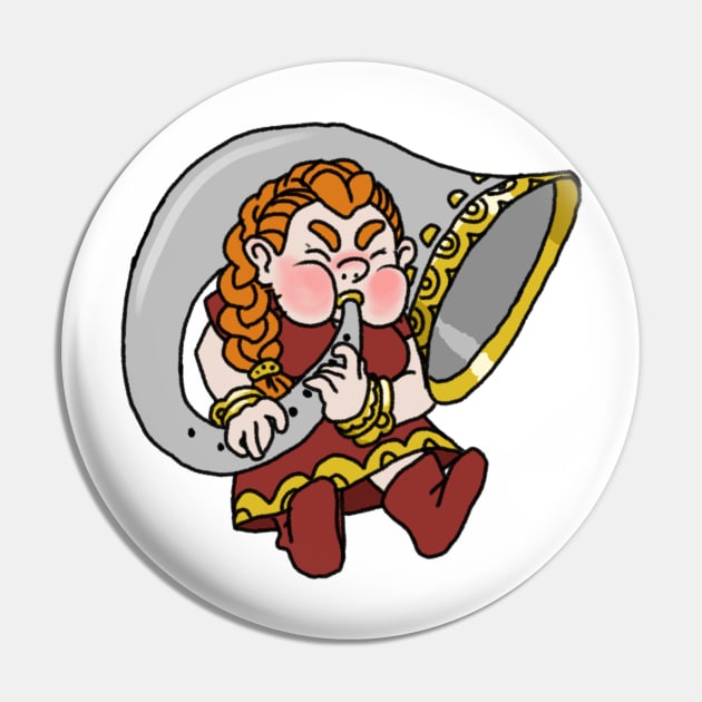 Dwarf Bard Pin by NathanBenich