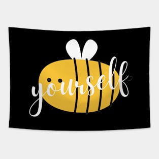 Be Yourself Cute Bee Tapestry