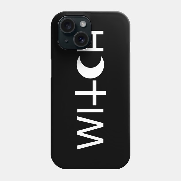 Witch Gothic Typography Design Phone Case by cellsdividing